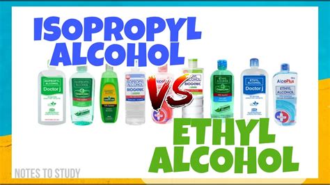 Ethyl Alcohol vs. Isopropyl Alcohol: Uses and Effectiveness.